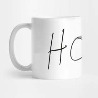 Hope - Rob Benedict Handwriting - black font Mug